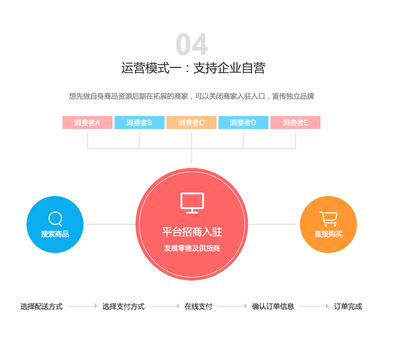 電商系統定制開發-B2B2C多商戶商城系統、購物網站建設